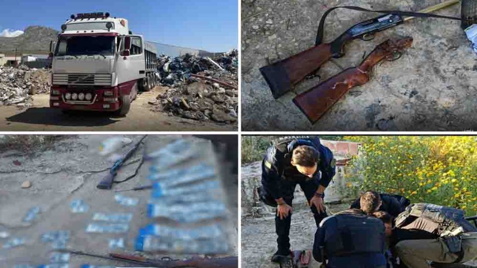 Ασπρόπυργος: Επιχείρηση-«σκούπα» της ΕΛ.ΑΣ. με 10 συλλήψεις, όπλα και ρευματοκλοπές