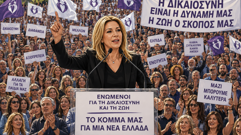 Η Καρυστιανού, η οργή των Τεμπών και το νέο κόμμα της πολιτικής αποσταθεροποίησης